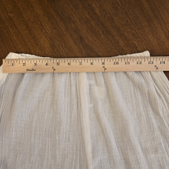 Boho Bride Vintage Boho Wedding Dress/Gauze Pantsuit Lace, Ribbons,Size 7/8,9/10 - Picture 15 of 16